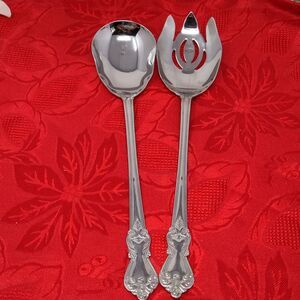 2X Heritage Mint LTD Reed And Barton Duchess of Marlborough Salad Serving Set